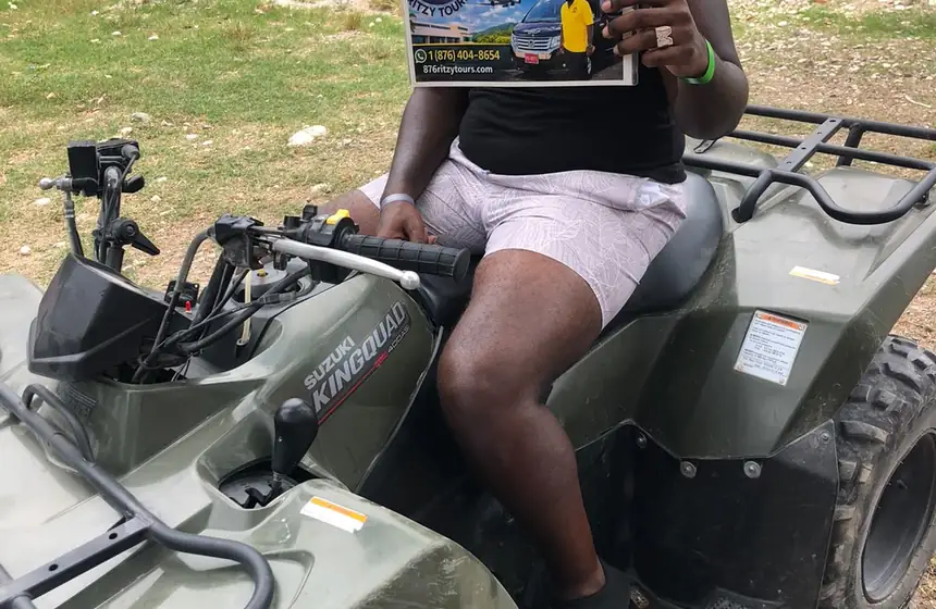 ATV ride on a Ritzy Tours JA day trip