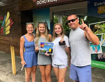 Ritzy Tours JA guests in Ocho Rios